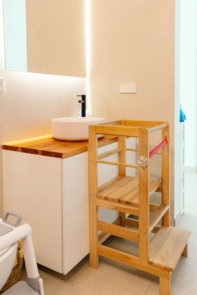 Zona de aseo en Rincón Cálido Can Puvil