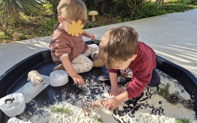 Niños jugando en Rincón Cálido Can Puvil
